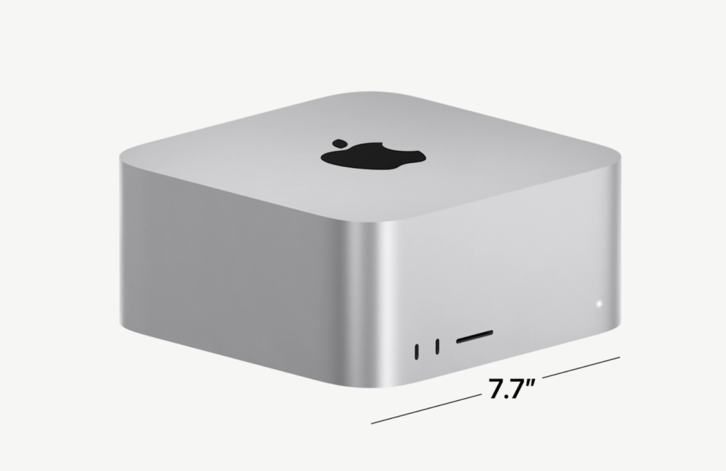 Apple M1 Ultra  - przedni panel